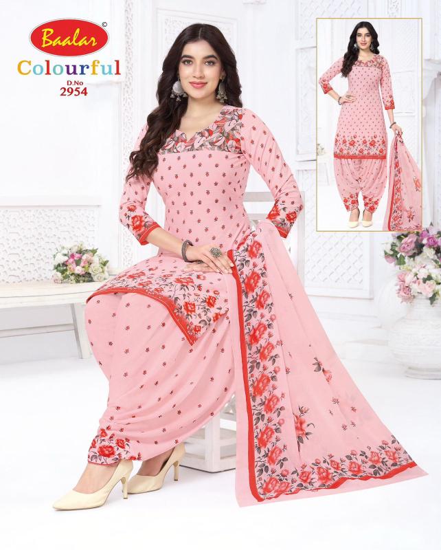 Baalar colourful vol-29 kalamkari dress material wholesale bangalore